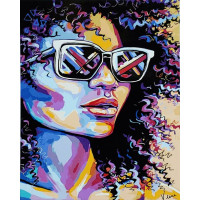 SR-B-SY6872 Малювання по номерам Екзотична дівчинаStrateg SR-B-SY6872 Малювання по номерам Екзотична дівчинаStrateg