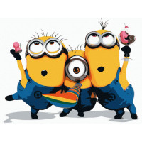 BK-GX38487 Картина Розмальовка МіньйониRaskraski