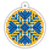 Набір алмазної вишивки ТМ Алмазна мозаіка Патріотична іграшка (DMS-00210, )