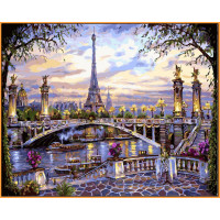 Уцінка NB397R Картина за номерами Спогади про парижBabylon Уцінка NB397R Картина за номерами Спогади про парижBabylon