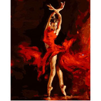 SW009 Забарвлення за номерами Танець вогню Babylon