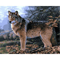 VP346 Вовк в осінньому лісі Babylon