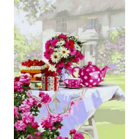 VP801 Картини за номерами Чаювання в саду Babylon VP801 Картини за номерами Чаювання в саду Babylon