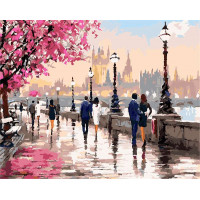 AS0135 Картина розмальовка Набережна квітуча ArtStory AS0135 Картина розмальовка Набережна квітуча ArtStory
