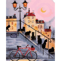 AS0142 Картина розмальовка Чорні коти ArtStory AS0142 Картина розмальовка Чорні коти ArtStory