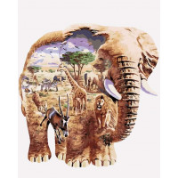 AS0176 Картина розмальовка Краса Африки ArtStory AS0176 Картина розмальовка Краса Африки ArtStory