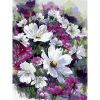 AS0241 Малювання за цифрами Лілові квіти ArtStory AS0241 Малювання за цифрами Лілові квіти ArtStory