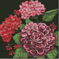 Алмазна мозаїка ТМ Алмазна мозаїка Гортензія (DM-206, Без підрамника)