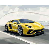 AS0370 Забарвлення за цифрами Жовта стріла ArtStory AS0370 Забарвлення за цифрами Жовта стріла ArtStory