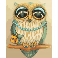 AS0405 Розмальовка за цифрами Совушка ArtStory AS0405 Розмальовка за цифрами Совушка ArtStory