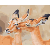 AS0420 Забарвлення за цифрами Косулі ArtStory AS0420 Забарвлення за цифрами Косулі ArtStory