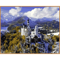 NB1094R Розмальовка за цифрами Замок нойшванштайн зимою (в рамі) Babylon NB1094R Розмальовка за цифрами Замок нойшванштайн зимою (в рамі) Babylon