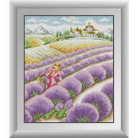Алмазна техніка Dream Art Дівчина в лаванді (DA-30745, Без підрамника) Алмазна техніка Dream Art Дівчина в лаванді (DA-30745, Без підрамника)