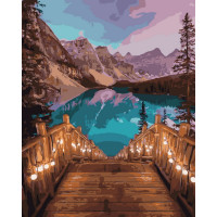 BK-GX32030 Картина за номерами Щаблі до озера