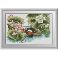 Алмазна живопис Dream Art Качки на річці (DA-31033, Без підрамника)