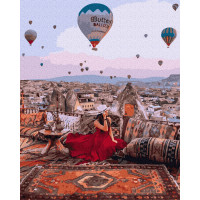 BK-GX36020 Розмальовки за номерами Відпочинок у Каппадокії