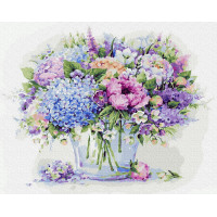 BK-GX33912 Картина за номерами Натюрморт із квітів