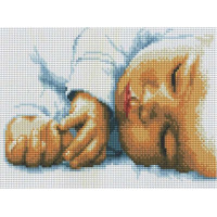 Картина із мозаїки Алмазна мозаїка Солодкий сон (DCF008, Без підрамника)