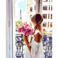 VP1325 Картина за номерами З Парижа з любов'ю Babylon