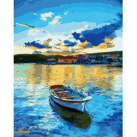 Картина зі страз My Art Схід на острові (TN1033, На підрамнику)