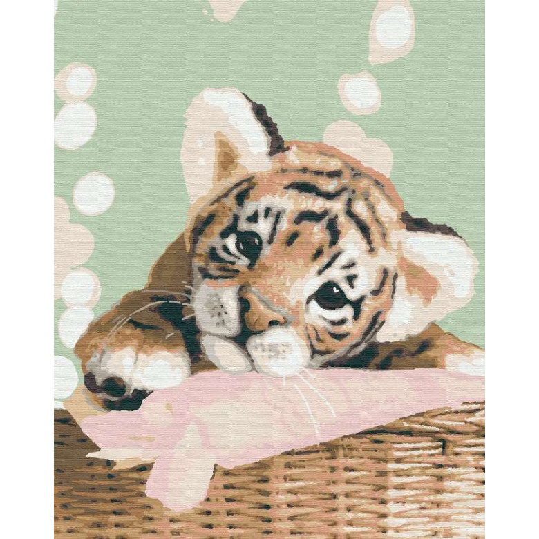 RB-0148 Картина за номерами Тигреня Riviera Blanca