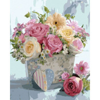 BK-GX43690 Картина за номерами Розова композиція Rainbow Art BK-GX43690 Картина за номерами Розова композиція Rainbow Art