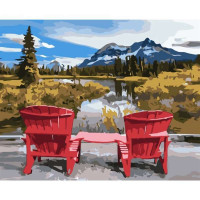 SR-VA-3192 Картина за номерами Вид на природуStrateg SR-VA-3192 Картина за номерами Вид на природуStrateg