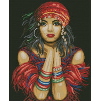 Картина зі страз Dream Art Циганка (53 х 65 см) (DA-31529, Без підрамника)