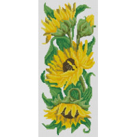 Набір алмазної вишивки Dream Art Три соняшники (23 х 53 см) (DA-31538, Без підрамника)