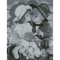 Набір алмазної вишивки Dream Art Наречений і наречена (45 х 58 см) (DA-31632, Без підрамника)