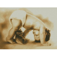 Алмазна вишивка Dream Art Цікавий малюк (37 х 50 см) (DA-31634, Без підрамника)