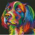 Алмазна вишивка Dream Art Райдужний пес (36 х 36 см) (DA-31661, Без підрамника)