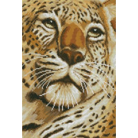 Картина зі страз Dream Art Ягуар (28 х 40 см) (DA-31693, Без підрамника)