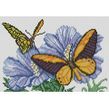 Картина зі страз Dream Art Метелики з анемонами (21 х 30 см) (DA-31831, Без підрамника)