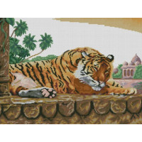 Набір алмазної мозаїки Dream Art Сон (бенгальський тигр) (40 х 53 см) (DA-31837, Без підрамника) Набір алмазної мозаїки Dream Art Сон (бенгальський тигр) (40 х 53 см) (DA-31837, Без підрамника)