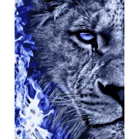 SR-SY6777 Картина Розмальовка Сині відтінки хижакаStrateg