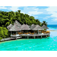 SR-SS-6598 Картині за номерами МальдівиStrateg SR-SS-6598 Картині за номерами МальдівиStrateg