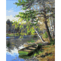 BK-GX45786 Картина за номерами Старий човенRainbow Art