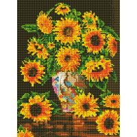 Мозаїка алмазна Rainbow Art Соняшники у вазі (EJ1356, На підрамнику) Мозаїка алмазна Rainbow Art Соняшники у вазі (EJ1356, На підрамнику)