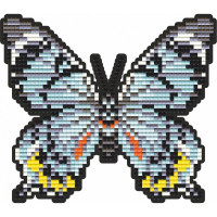 Алмазна вишивка Арт Соло Голубий метелик (БАТ28, Без підрамника)