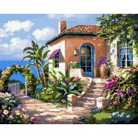 VP216 Картина за цифрами Сонячний полудень біля моря Babylon