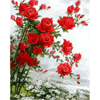 VP610 Картина за номерами Троянди на ромашковому полі Babylon VP610 Картина за номерами Троянди на ромашковому полі Babylon