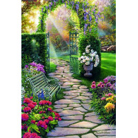 Алмазна вишивка ТМ Алмазна мозаїка Сонячний день (DM-068, Без підрамника)