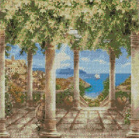 Алмазна мозаїка ТМ Алмазна мозаїка Грецький острів (DM-090, Без підрамника)