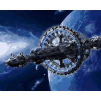 VP740 Картина за номерами Космічна станція Babylon VP740 Картина за номерами Космічна станція Babylon