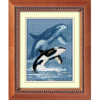 Картина алмазна вишивка Dream Art Касатка (квадратні камені, повна зашивка) (DA-30375, Без підрамника)