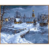 NB169R Картина за номерами Зимова казкаBabylon