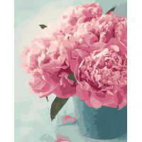 AS0017 Картина розмальовка Ніжні півонії ArtStory AS0017 Картина розмальовка Ніжні півонії ArtStory