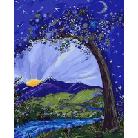 AS0111 Картина за номерами Казкова ніч ArtStory AS0111 Картина за номерами Казкова ніч ArtStory