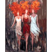 AS0184 Картина розмальовка Вогняне тріо ArtStory AS0184 Картина розмальовка Вогняне тріо ArtStory